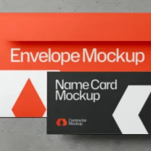 دانلود موکاپ پاکت نامه کد 707070