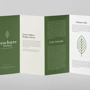 موکاپ بروشور سه لت کد 909103