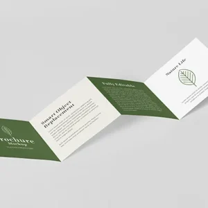 موکاپ بروشور سه لت کد 909102