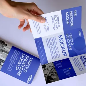 موکاپ بروشور سه لت کد 909100