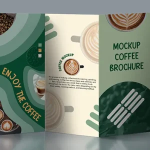 موکاپ بروشور سه لت کد 909098