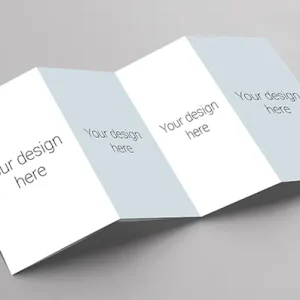 موکاپ بروشور سه لت کد 909097