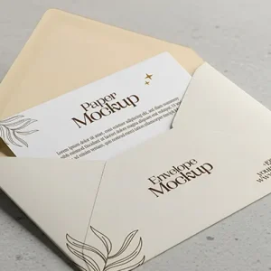 دانلود موکاپ پاکت نامه کد 707071