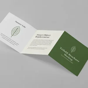 موکاپ بروشور سه لت کد 909094