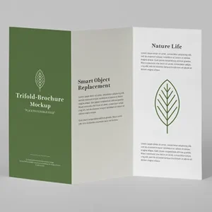 موکاپ بروشور سه لت کد 909111