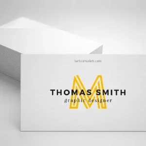 طرح لایه باز موکاپ کارت ویزیت کد 151517