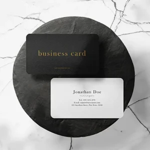 طرح لایه باز موکاپ کارت ویزیت کد4