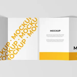 موکاپ بروشور سه لت کد 909110