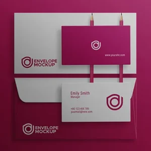 موکاپ لوگو سه بعدی رو