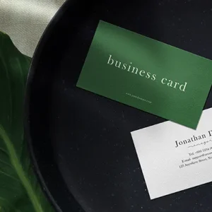 طرح لایه باز موکاپ کارت ویزیت کد 6