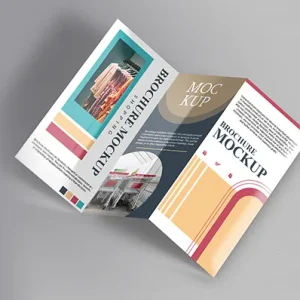 موکاپ بروشور سه لت کد 909108