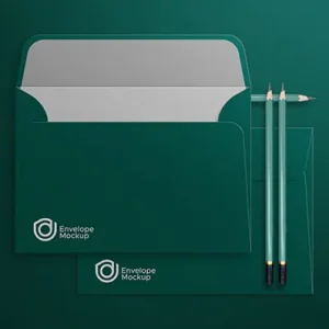 دانلود موکاپ پاکت نامه کد 707077